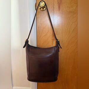 Vintage Coach Slim Duffle Shoulder Bag – Made in USA